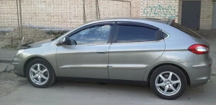 Дефлекторы окон (ветровики) Chery M11 Sd 2008/Chery A3 2008 (Чери М11) Кобра Тюнинг